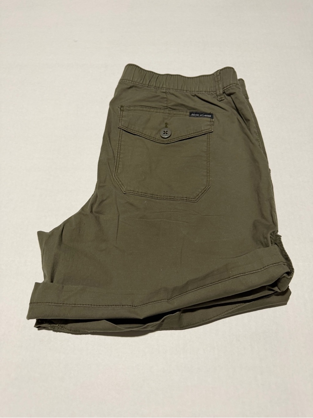 Social Standard by Sanctuary Olive Green Cargo Shorts - Picture 4 of 9